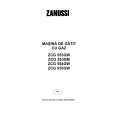 ZANUSSI ZCG555GW Manual de Usuario