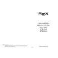 REX-ELECTROLUX RDG253S Manual de Usuario