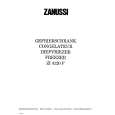 ZANUSSI ZI4120F Manual de Usuario