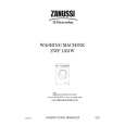 ZANUSSI ZWF1651 Manual de Usuario