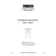 ZANUSSI ZWV1651S Manual de Usuario