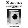 ELECTROLUX WD1036 Manual de Usuario