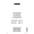 ZANUSSI ZT 154 R Manual de Usuario