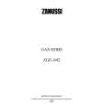 ZANUSSI ZGG6420CN Manual de Usuario