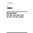 ZANUSSI GC21M Manual de Usuario