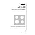 JUNO-ELECTROLUX JCK 540 E Manual de Usuario