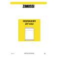 ZANUSSI ZDT6252 Manual de Usuario