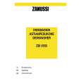 ZANUSSI ZDI6555X Manual de Usuario