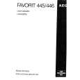 AEG FAV445WEFP Manual de Usuario