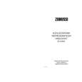 ZANUSSI ZI2441 Manual de Usuario