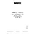 ZANUSSI ZP9174 Manual de Usuario