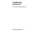 AEG LAV693W Manual de Usuario