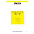 ZANUSSI ZWF1410 Manual de Usuario
