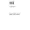 AEG 8061D-M Manual de Usuario