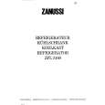 ZANUSSI ZPL3160 Manual de Usuario