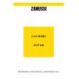 ZANUSSI ZGF646ICW Manual de Usuario