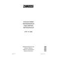 ZANUSSI ZRT 16 JBC Manual de Usuario