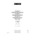 ZANUSSI WD1215 Manual de Usuario