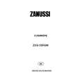 ZANUSSI ZCG55FGW Manual de Usuario
