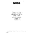 ZANUSSI ZFC1604T Manual de Usuario