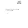 JUNO-ELECTROLUX JDA5260E Manual de Usuario