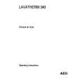 AEG Lavatherm 340 A Manual de Usuario