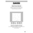 ZANUSSI ZKT623LW Manual de Usuario
