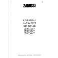 ZANUSSI ZFC163T Manual de Usuario