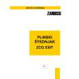 ZANUSSI ZCG530T Manual de Usuario