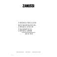 ZANUSSI ZFD19/4 Manual de Usuario