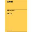 ZANUSSI ZBM755N Manual de Usuario