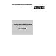 ZANUSSI TL1003V Manual de Usuario