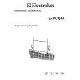 ELECTROLUX EFPC640/S Manual de Usuario