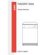 AEG FAVORIT2403 Manual de Usuario