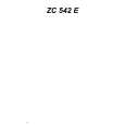 ZANUSSI ZC542E Manual de Usuario