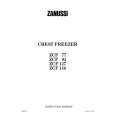 ZANUSSI ZCF77 Manual de Usuario