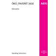 AEG FAV3430W Manual de Usuario