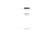 ZANUSSI ZI6121F Manual de Usuario