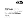 JUNO-ELECTROLUX JDA3930E Manual de Usuario