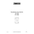 ZANUSSI ZT102 Manual de Usuario