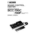 BOSS SCC-700F Manual de Usuario
