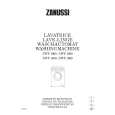 ZANUSSI ZWF1000 Manual de Usuario
