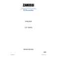 ZANUSSI ZUT6245S Manual de Usuario