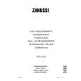 ZANUSSI ZRD18JB Manual de Usuario