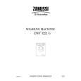 ZANUSSI ZWF1221G Manual de Usuario