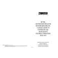 ZANUSSI ZRD18S Manual de Usuario