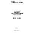 ELECTROLUX EKC5606X Manual de Usuario
