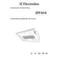 ELECTROLUX EFP6416/S Manual de Usuario