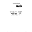 ZANUSSI ZF4WHITE Manual de Usuario