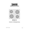 ZANUSSI ZK641X Manual de Usuario